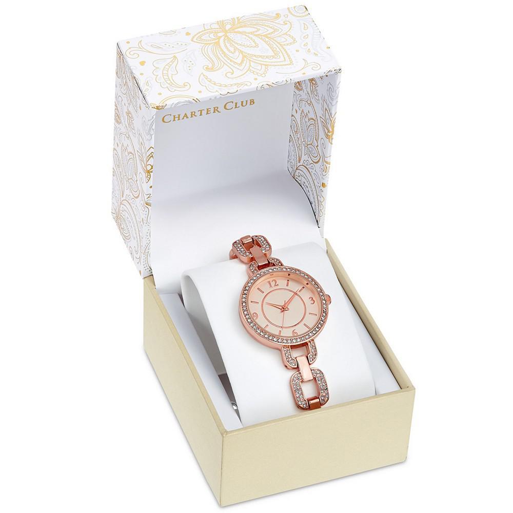 商品Charter Club|玫瑰金色女士腕表, 33mm,价格¥117,第5张图片详细描述