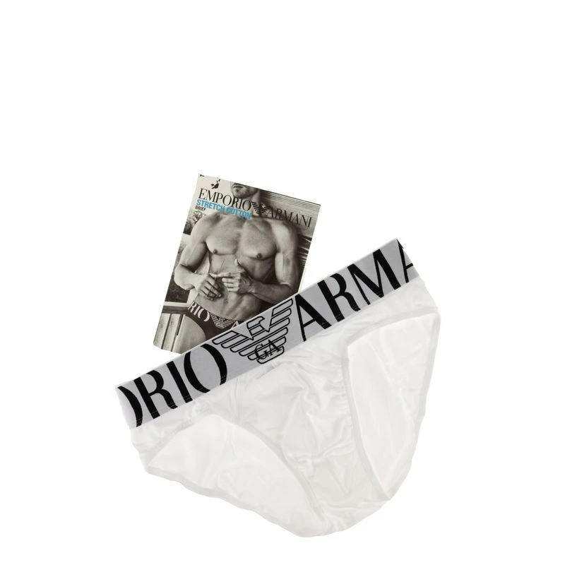 商品Emporio Armani|EMPORIO ARMANI阿玛尼男士棉质三角内裤,价格¥326,第1张图片