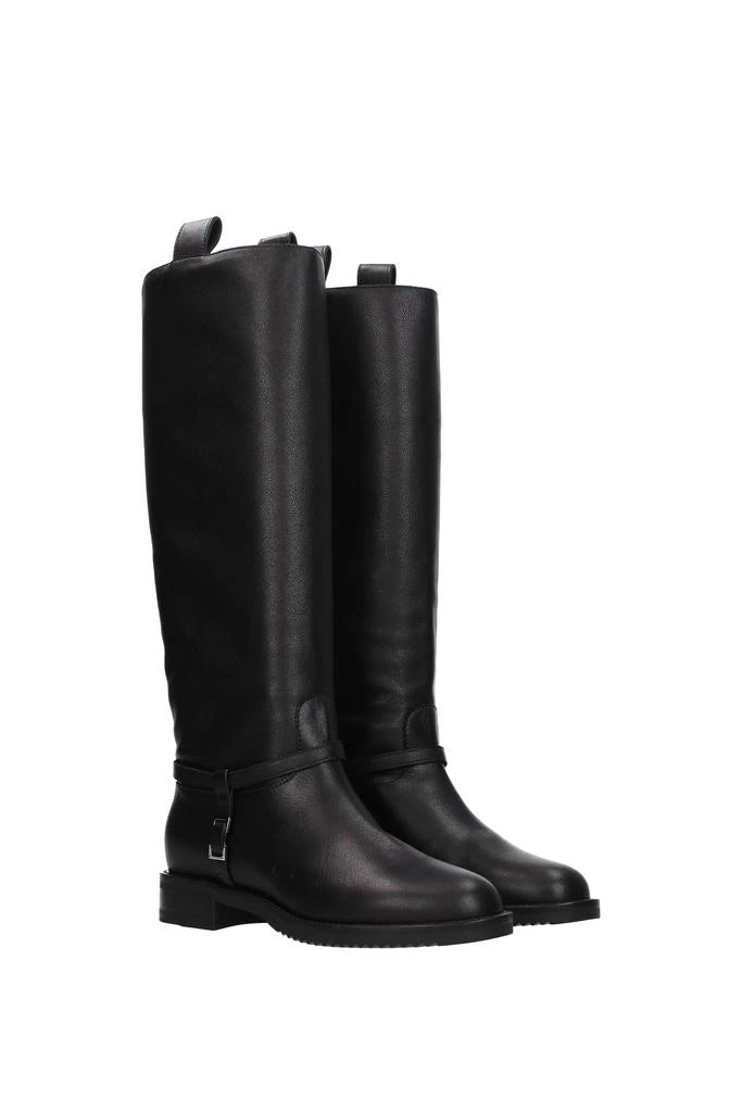 商品Sergio Rossi|Boots Leather Black,价格¥3474,第2张图片详细描述