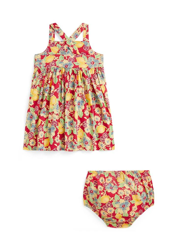 商品Ralph Lauren|Baby Girls Knit Oxford Bubble Shortall,价格¥257,第2张图片详细描述