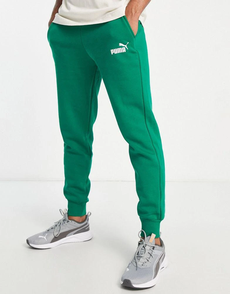 商品Puma|Puma essentials small logo joggers in varsity green,价格¥172,第1张图片