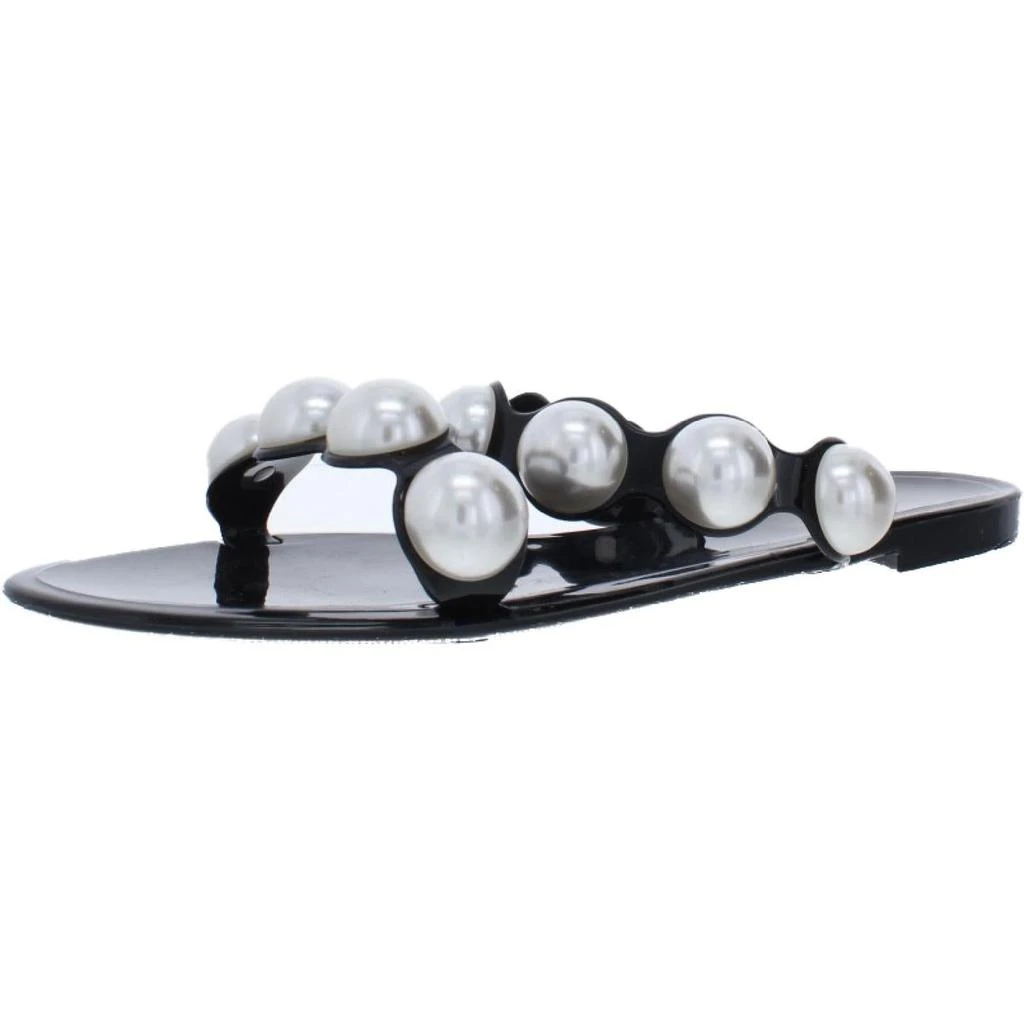 商品Steve Madden|Steve Madden Treats Women's Jelly Banded Pearl Embellished Slip On Sandals,价格¥177,第2张图片详细描述