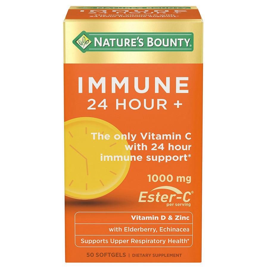 商品Nature's Bounty|Immune 24 Hour+ Softgels,价格¥113,第1张图片