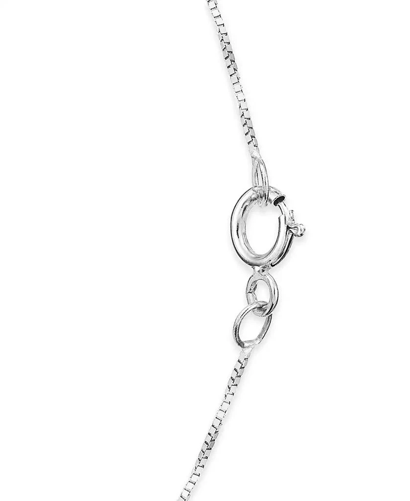 商品Macy's|Diamond Three-Stone Linear Pendant Necklace (3/4 ct. t.w.) in 14k White Gold or 14k Yellow Gold,价格¥34830,第3张图片详细描述