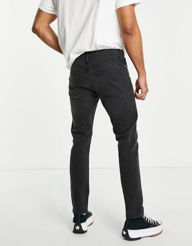 商品Topman|Topman slim jean in washed black,价格¥168,第3张图片详细描述