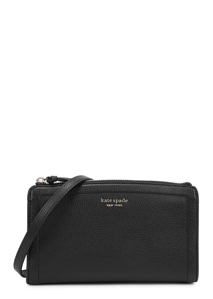 商品Kate Spade|Knott black leather cross-body bag,价格¥1617,第1张图片