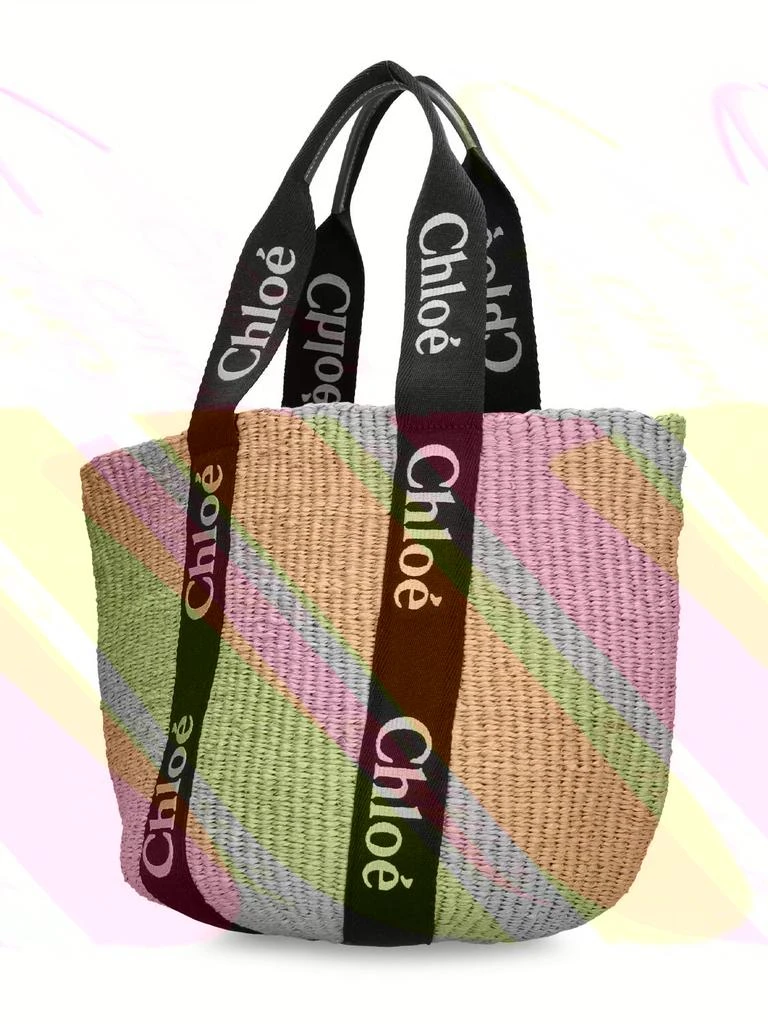 商品Chloé|Large Woody Paper Tote Bag,价格¥6384,第1张图片