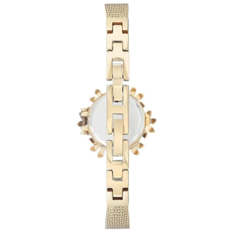 商品Anne Klein|Women's Gold-Tone Stainless Steel Mesh Bracelet Watch 24mm,价格¥815,第4张图片详细描述