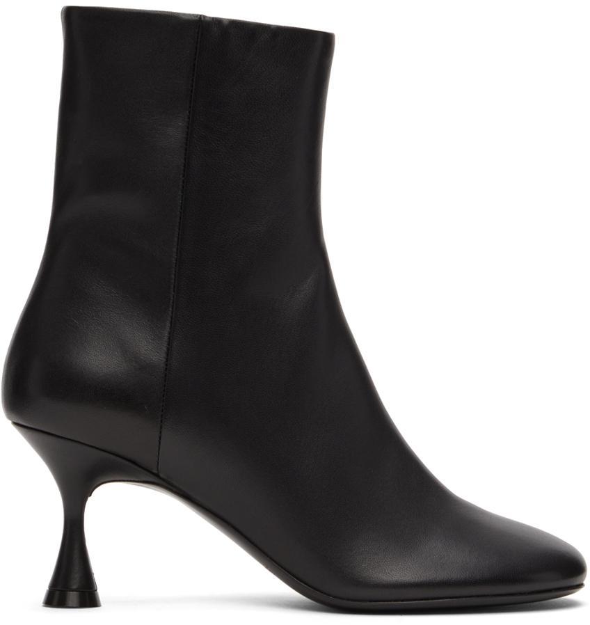 商品Acne Studios|Black Leather Ankle Boots,价格¥6414,第1张图片