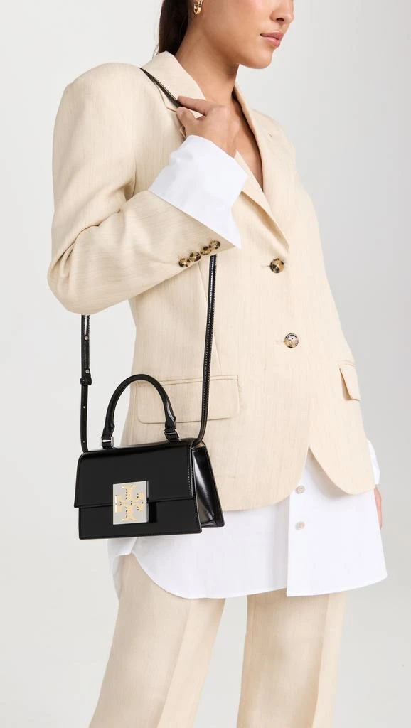 商品Tory Burch|Trend Spazzolato Mini Top-Handle Bag,价格¥2790,第3张图片详细描述