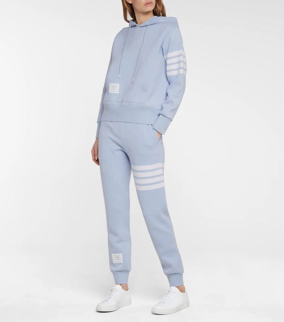 商品Thom Browne|Cashmere and cotton-blend hoodie,价格¥10576,第2张图片详细描述