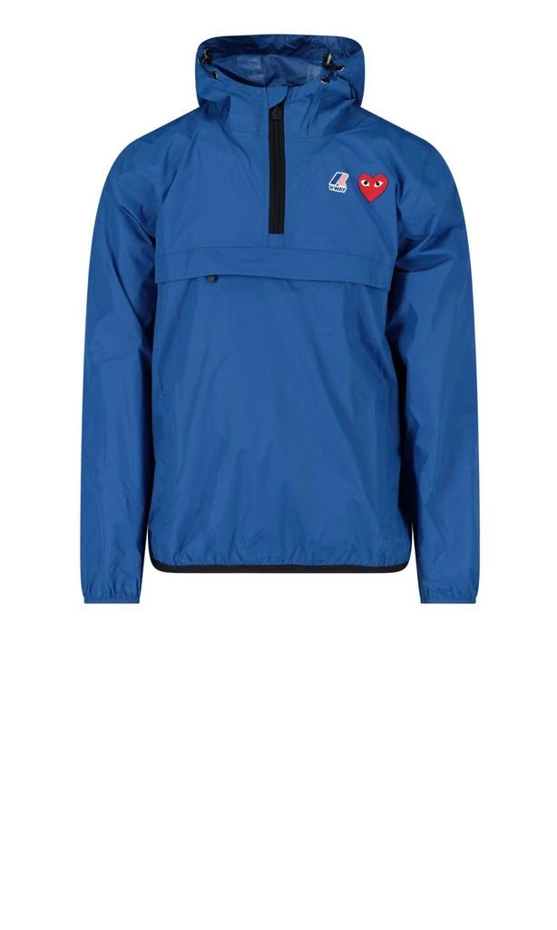 商品Comme des Garcons|Comme des Garçons Play X K-way Raincoat Logo,价格¥1646,第1张图片