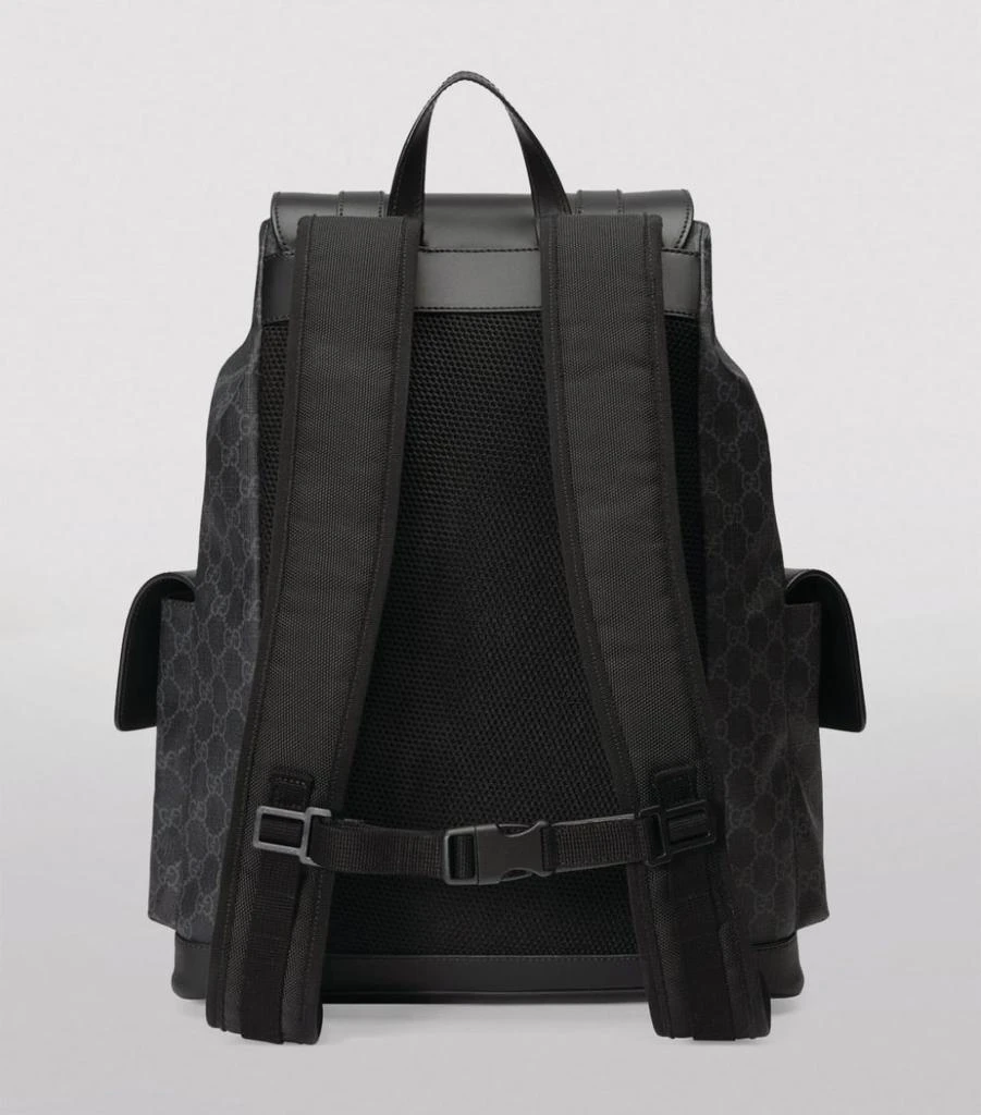 商品Gucci|Leather GG Supreme Backpack,价格¥15519,第3张图片详细描述