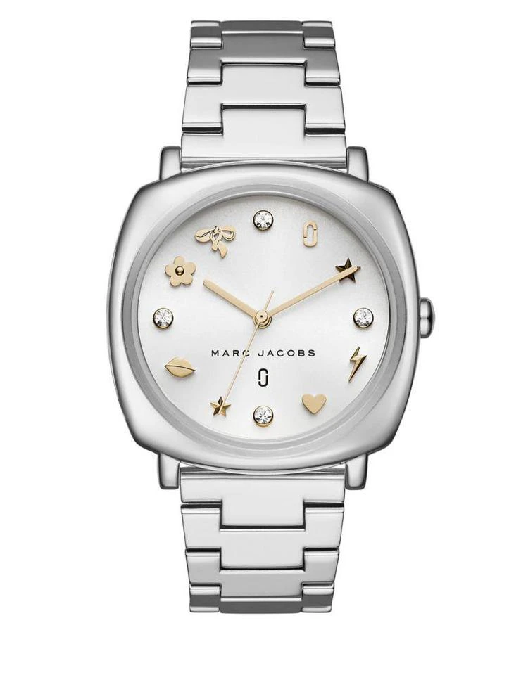 商品Marc Jacobs|Mandy Crystal and Stainless Steel Bracelet Watch,价格¥1691,第2张图片详细描述