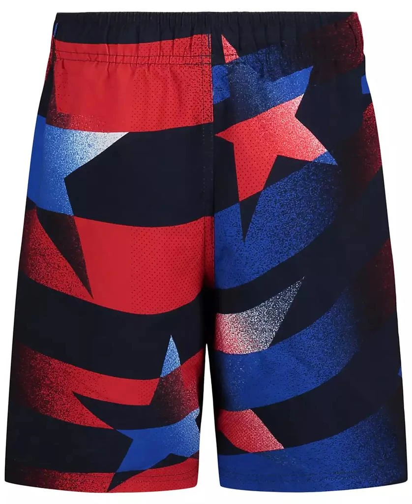 商品Under Armour|Big Boys UA Flag Streamer Drawstring Volley Swim Shorts,价格¥120,第2张图片详细描述