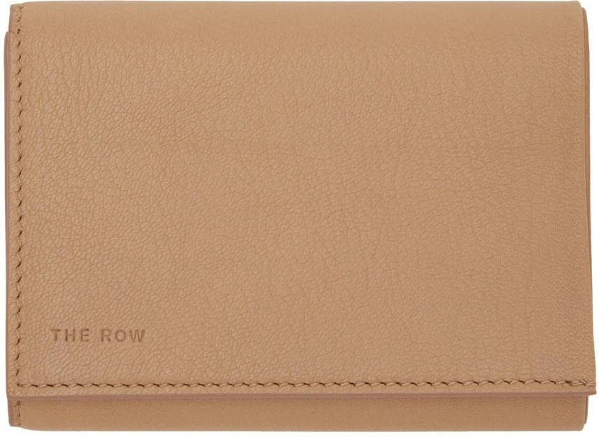 商品The Row|Tan Mini Trifold Wallet,价格¥2621,第1张图片