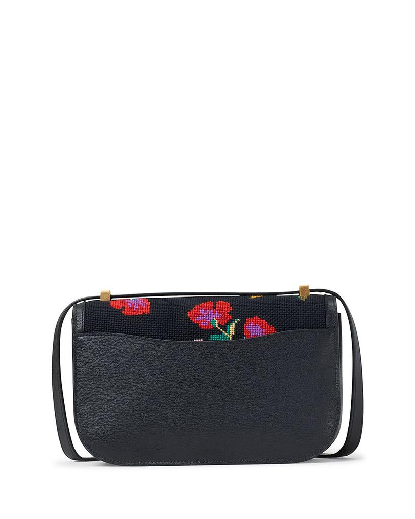 Katy Autumn Floral Needlepoint Convertible Shoulder Bag商品第6张图片规格展示