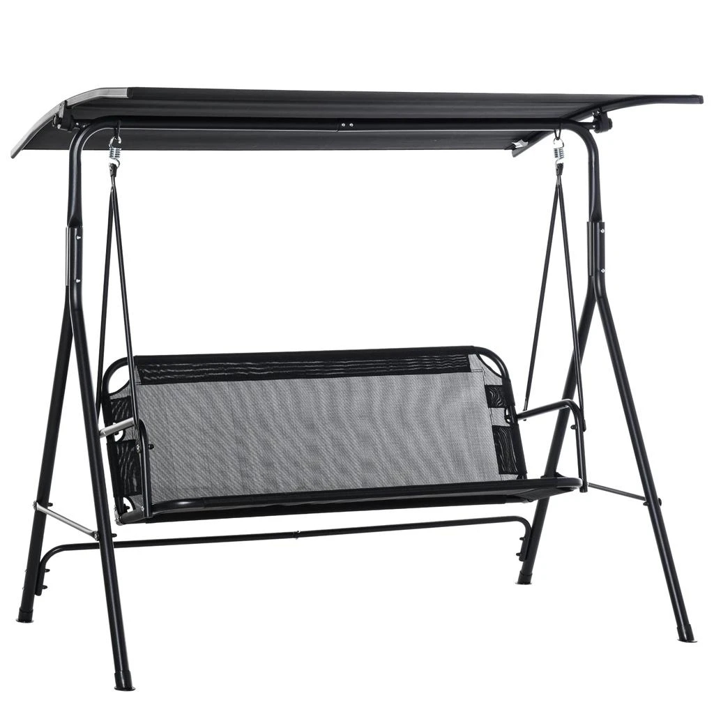 商品Streamdale Furniture|Streamdale Patio Swing Chair with Canopy,价格¥2590,第1张图片