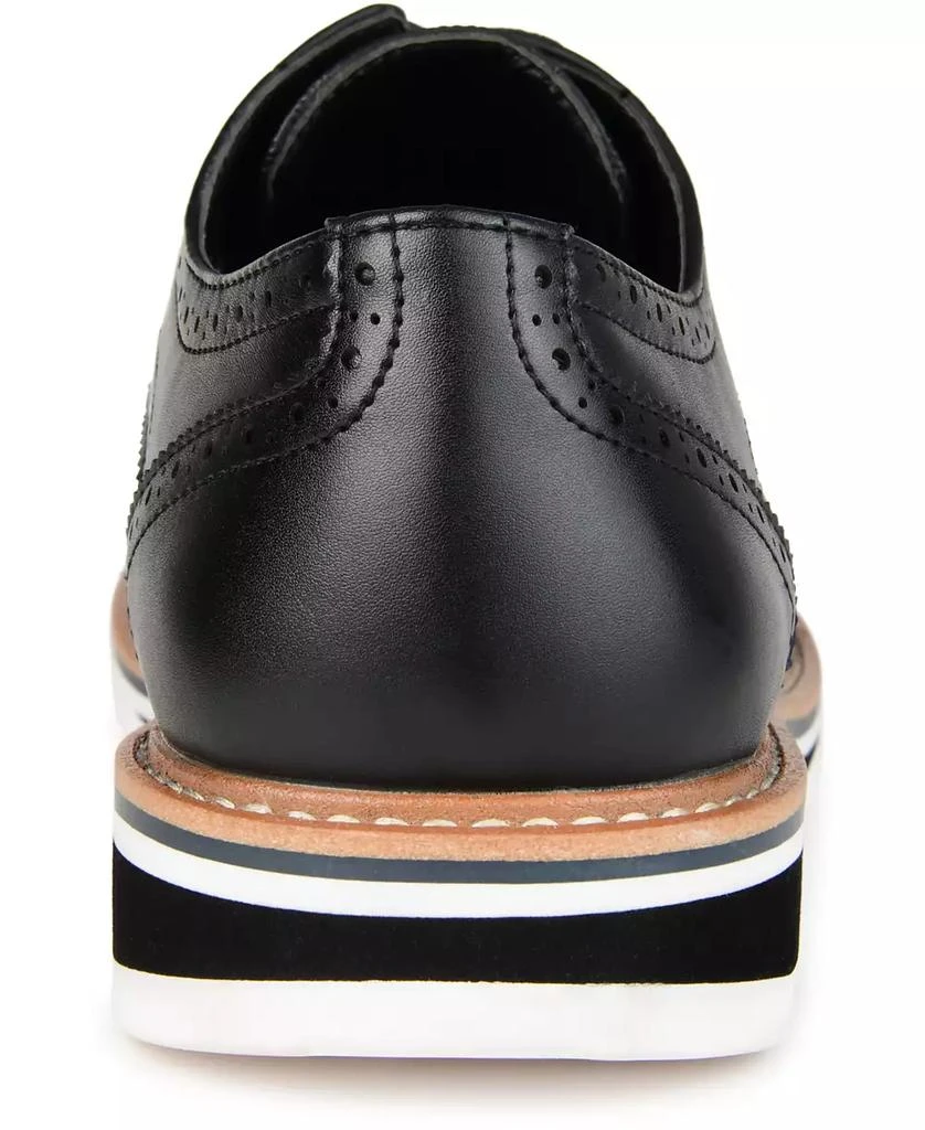 商品Vance Co.|Men's Warrick Wingtip Derby Shoes,价格¥631,第3张图片详细描述