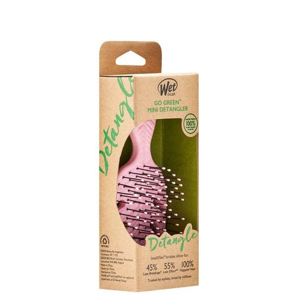 商品WetBrush|WetBrush Go Green Mini Detangler - Pink,价格¥81,第4张图片详细描述