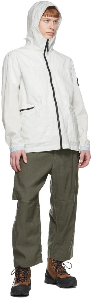商品Stone Island|Off-White Nylon Jacket,价格¥4637,第5张图片详细描述