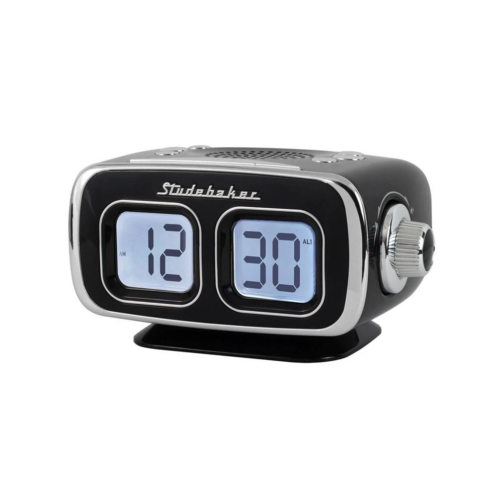 商品Studebaker|SB3500BK Roommate Retro Digital Bluetooth AM/FM Clock Radio,价格¥374,第2张图片详细描述