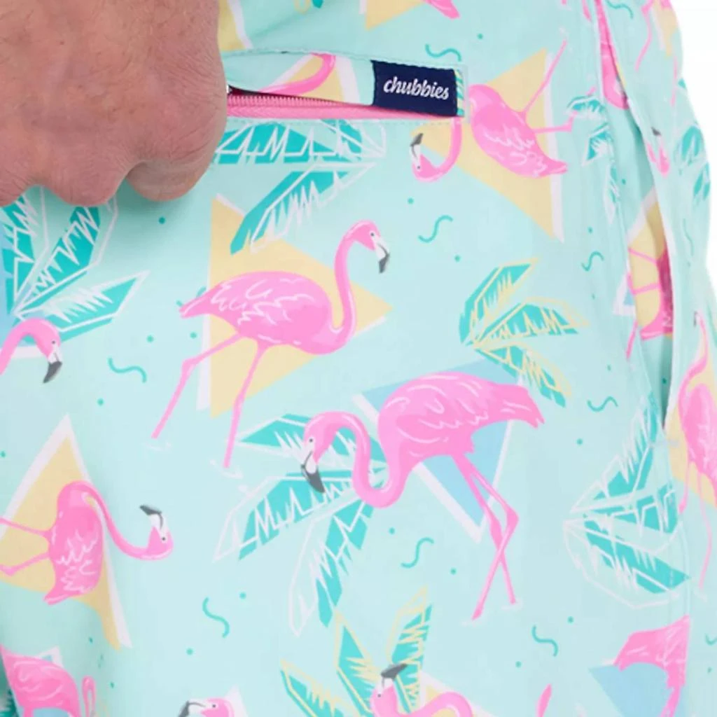 商品Chubbies|The Cucamongas 7" Classic Swim Trunks In Teal,价格¥465,第1张图片