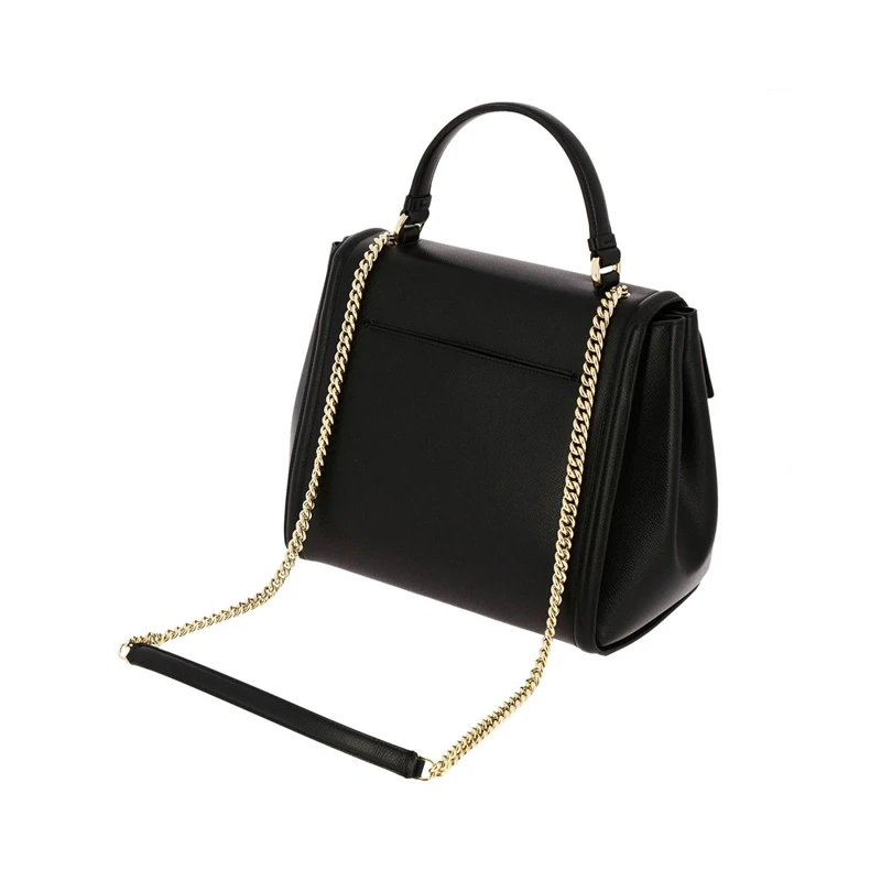 Salvatore Ferragamo 菲拉格慕 女士黑色皮质包袋 21-G697-674317 商品
