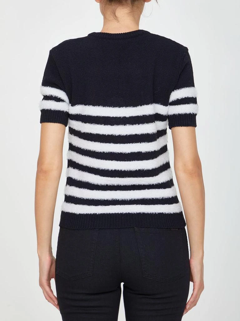 商品Balmain|Striped knit t-shirt,价格¥4111,第4张图片详细描述