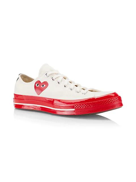 CdG PLAY x Converse Unisex Chuck 70 Low-Top Sneakers商品第2张图片规格展示