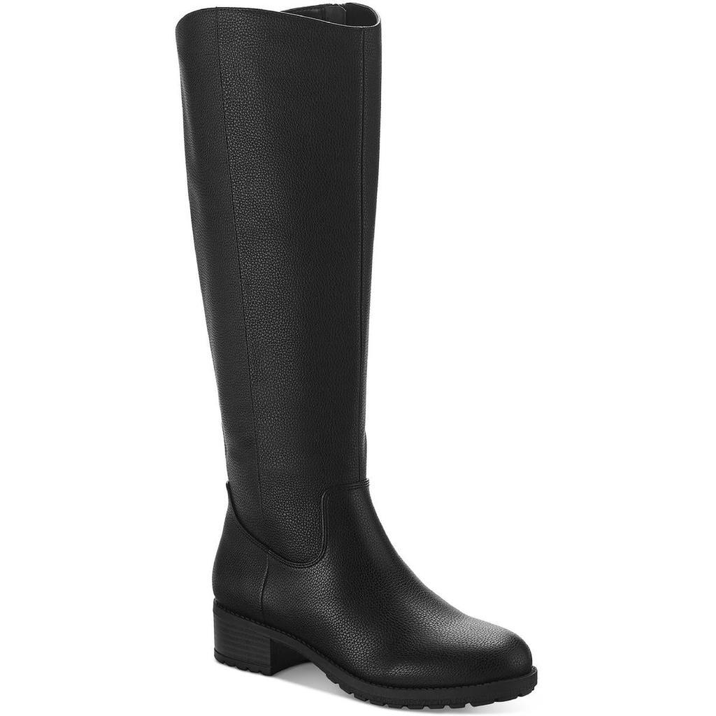 商品Style & Co|Style & Co. Womens Graciee Faux Leather Tall Knee-High Boots,价格¥393-¥438,第4张图片详细描述