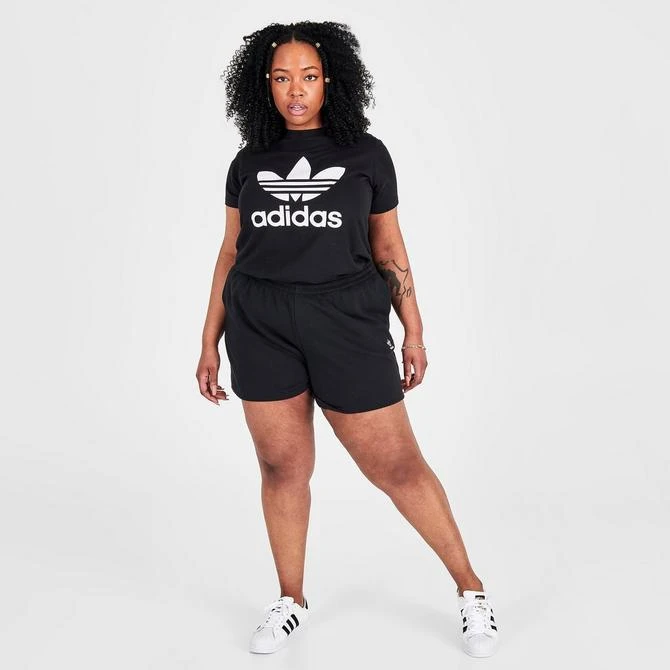 商品Adidas|Women's adidas Essentials Slim Logo Shorts (Plus Size),价格¥157,第2张图片详细描述