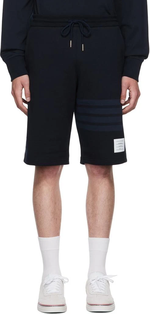 商品Thom Browne|海军蓝 4-Bar 短裤,价格¥7679,第1张图片