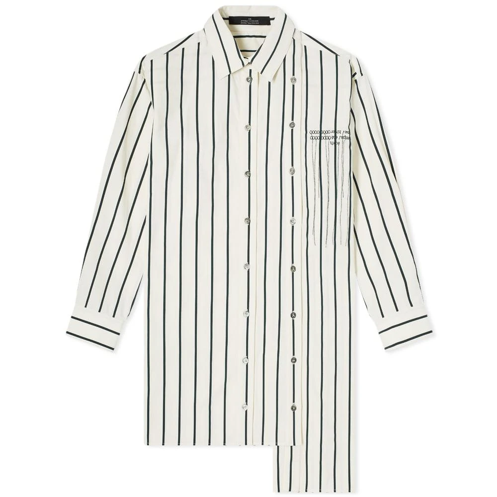 商品Rokh|rokh Slash Oversized Shirt With Stripes,价格¥925,第1张图片