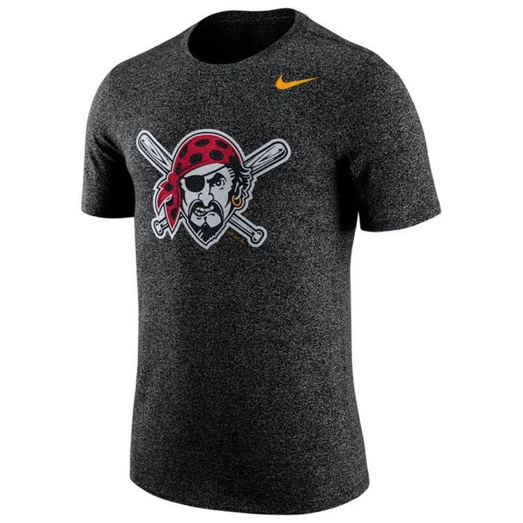 商品NIKE|Men's Pittsburgh Pirates Marled T-Shirt,价格¥180,第2张图片详细描述