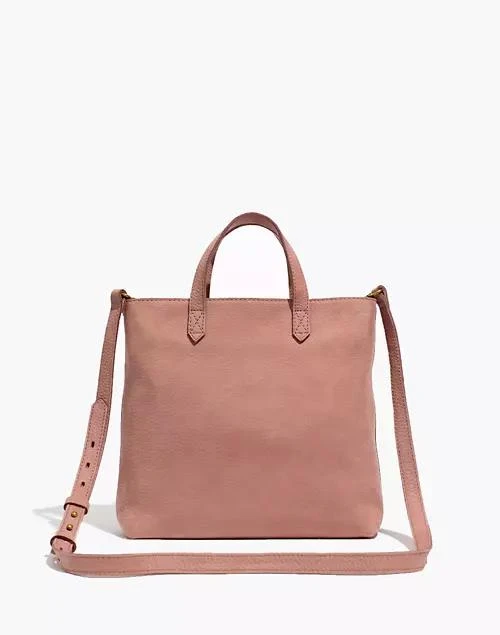商品Madewell|The Transport in Nubuck Leather 拉链斜挎包,价格¥986,第1张图片