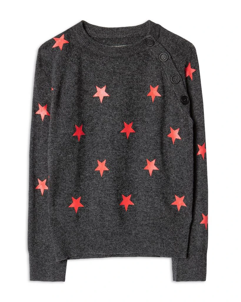 商品Zadig&Voltaire|Girls' Ava Star Sweater - Little Kid, Big Kid,价格¥906,第1张图片