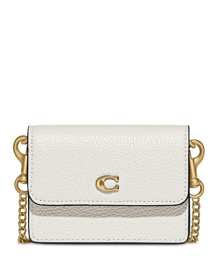 商品Coach|Half Flap Leather Card Case,价格¥729,第1张图片