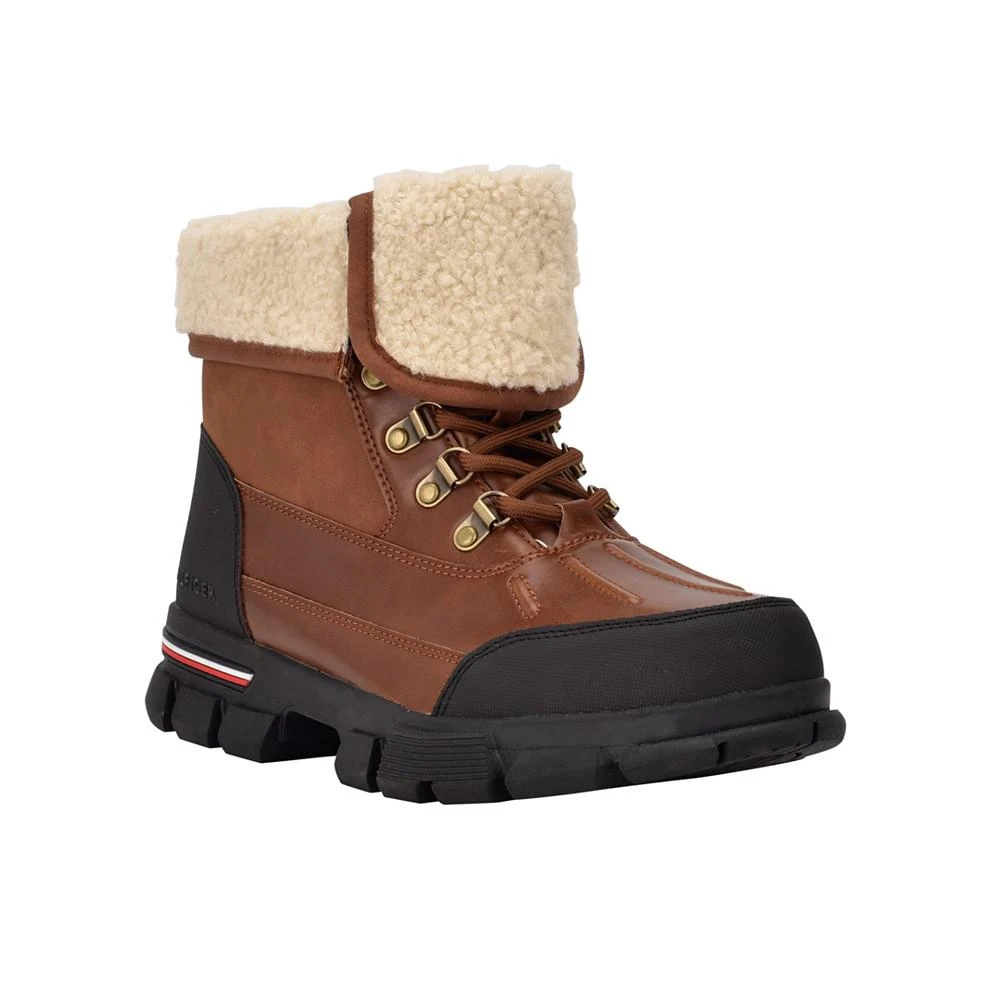 商品Tommy Hilfiger|Men's Idan Fold Down Faux Shearling Duck Boots,价格¥1044,第1张图片