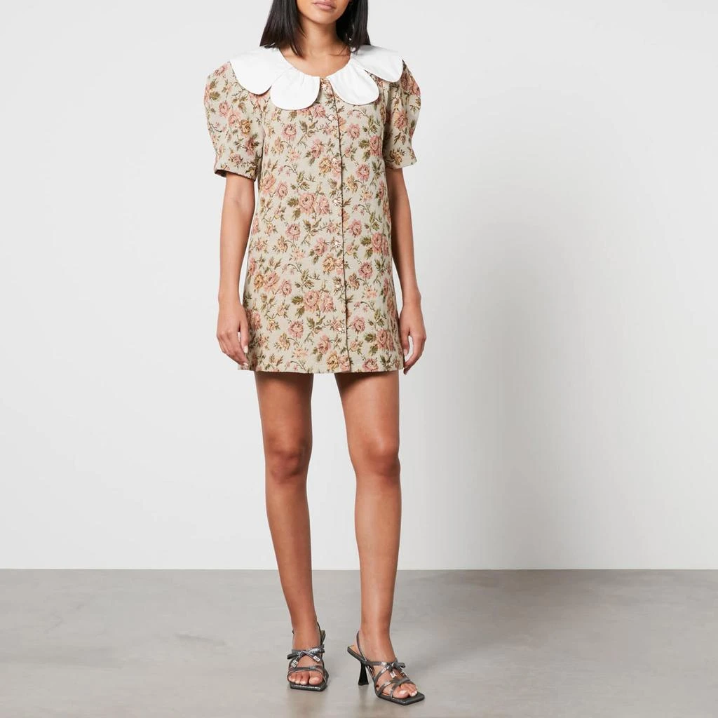 商品Sister Jane|Sister Jane Sunstone Tapestry Floral-Jacquard Mini Dress,价格¥432,第3张图片详细描述