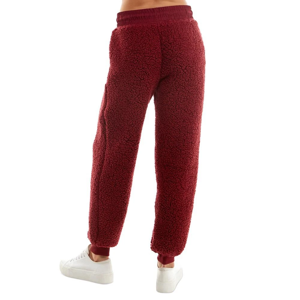商品Planet Gold|Juniors' High-Rise Sherpa Jogger Pants,价格¥43,第2张图片详细描述