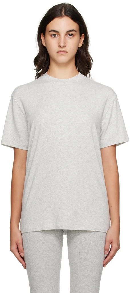 商品SKIMS|Gray Boyfriend T-Shirt,价格¥349,第1张图片