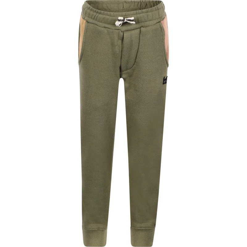 商品Munster|Logo track pants in khaki and beige,价格¥529,第1张图片