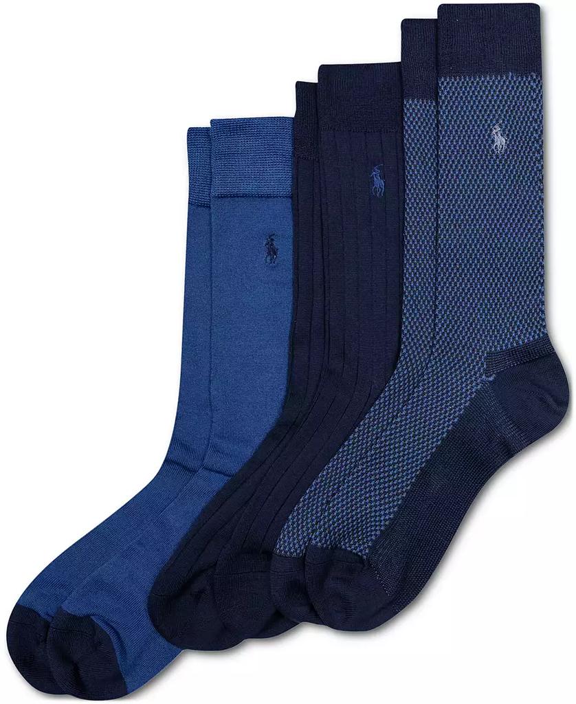 Men's 3-Pk. Supersoft Birdseye Dress Socks image 2