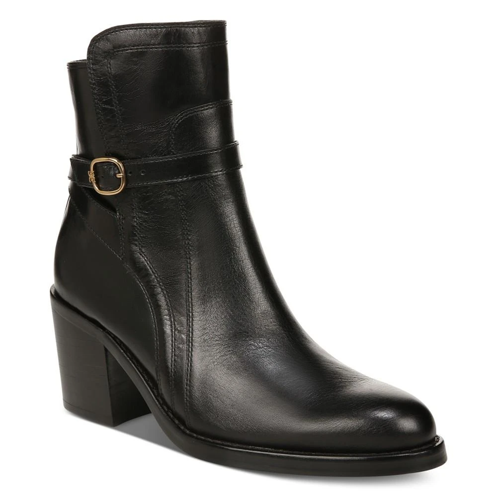 商品Sam Edelman|Women's Simona Buckle Block-Heel Booties,价格¥922,第1张图片