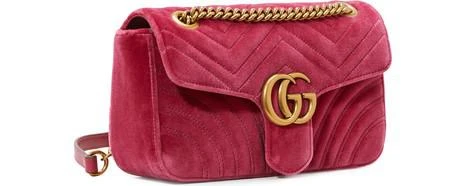 商品Gucci|GG Marmont velvet shoulder bag,价格¥13874,第3张图片详细描述