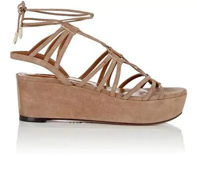 商品Aquazzura|Roma Platform Sandals,价格¥2224,第1张图片