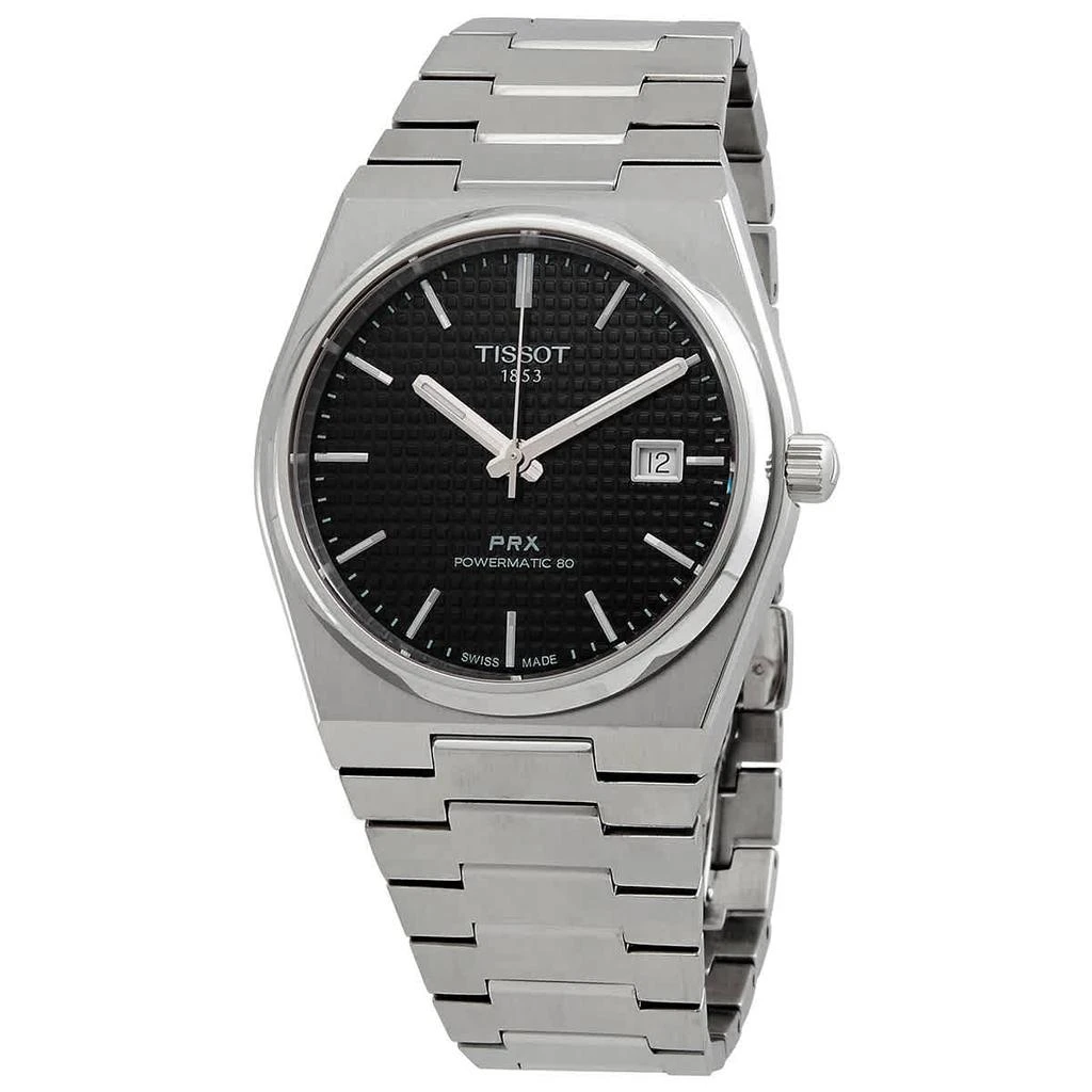 商品Tissot|PRX Powermatic 80 Automatic Black Dial Men's Watch T137.407.11.051.00,价格¥4120,第1张图片