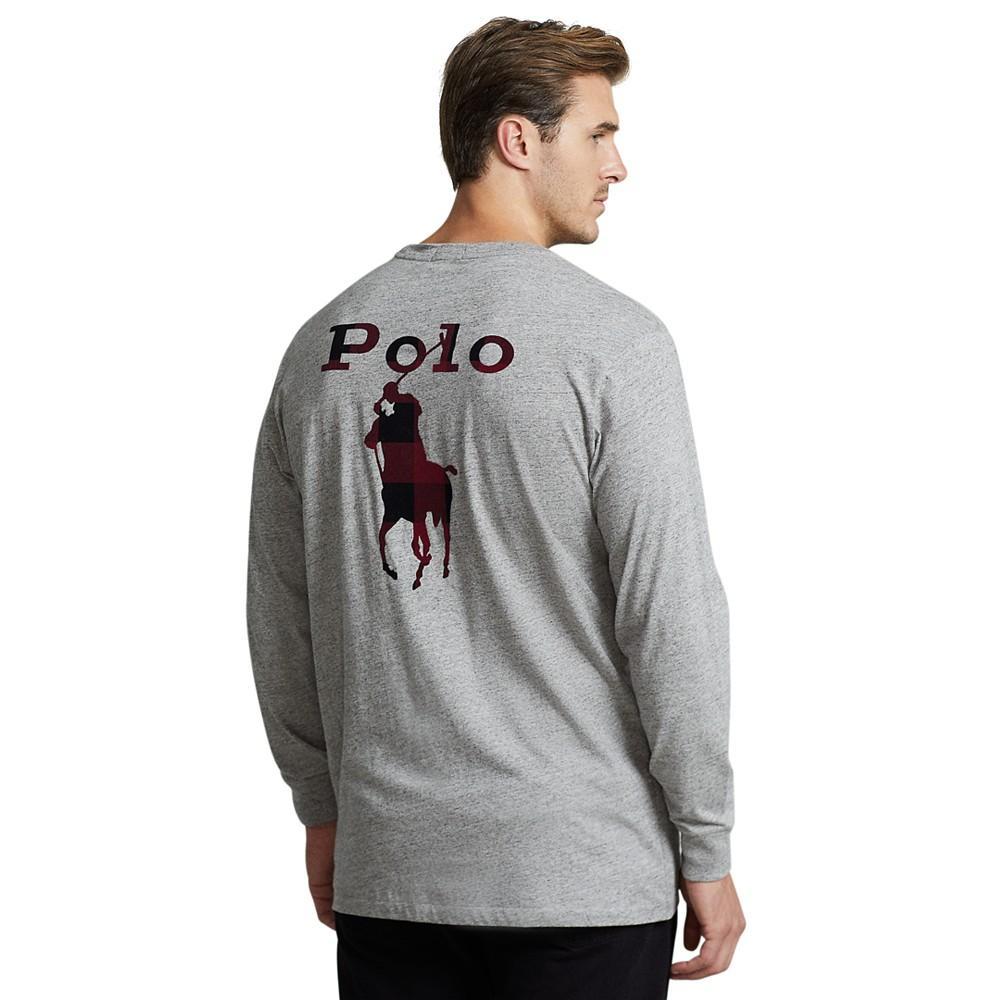 商品Ralph Lauren|Men's Classic-Fit Big Pony Logo Jersey T-Shirt,价格¥429,第4张图片详细描述