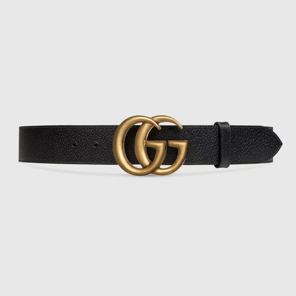 商品Gucci|Gucci 古驰 经典款男士金色双G腰带 4*80cm,价格¥4653,第1张图片